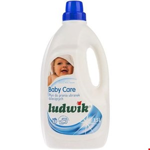 مایع شستشوی لباس ضد حساسیت کودک لودویک Ludwik مدل Baby Care 