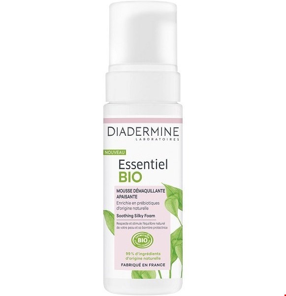 فوم کاملا گیاهی و ارگانیک شستشوی صورت و پاک کننده آرایش دیادرمین اورجینال مناسب انواع پوست 150میل Diadermine Naturalli Biome